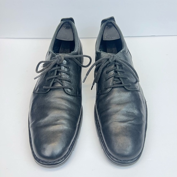 Cole Haan C08630 Men Black Leather Oxford Shoe Size 10.5M Pre Owned - Picture 1 of 8